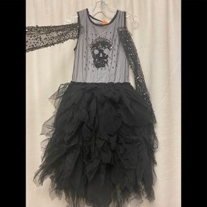 Nununu shades of skull tutu dress